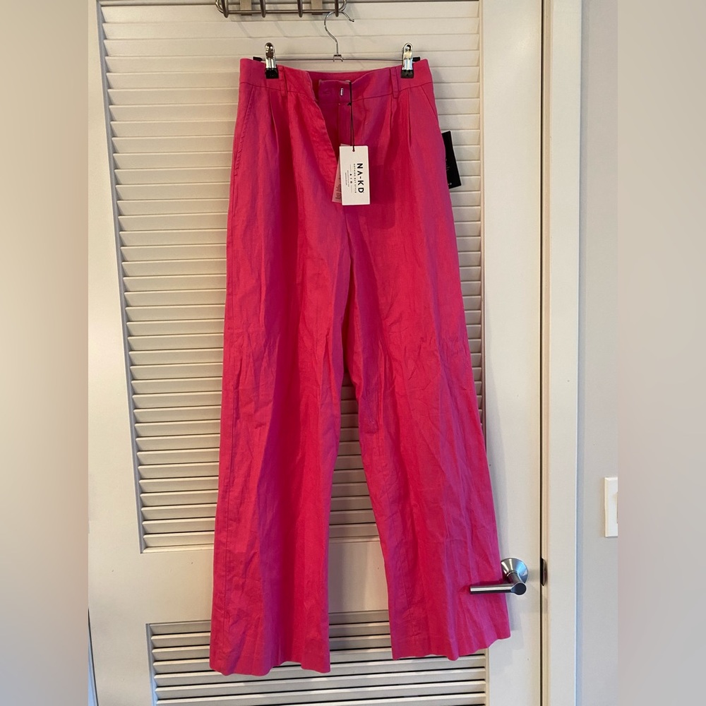 NA-KD - Linen Pants